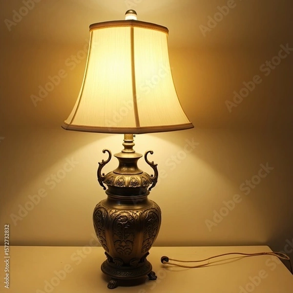 Fototapeta lamp on the table