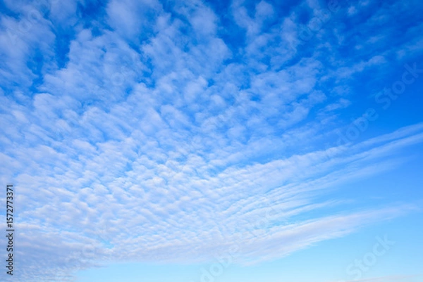 Fototapeta vening Sky with Soft Clouds ? Natural Background for Photo Editing