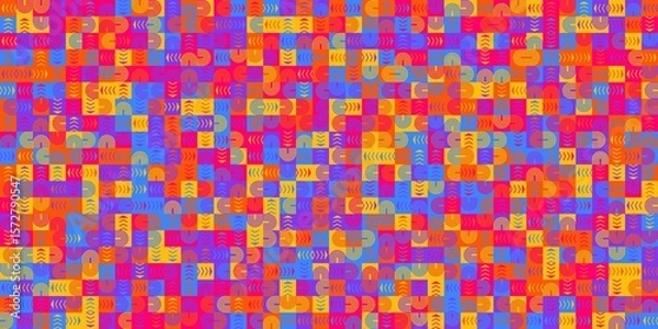 Fototapeta abstract seamless geometric background