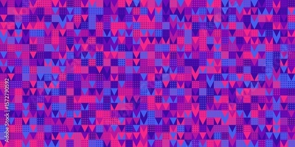 Fototapeta abstract seamless geometric background