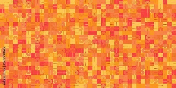 Fototapeta abstract seamless geometric background