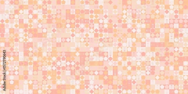 Fototapeta abstract seamless geometric background