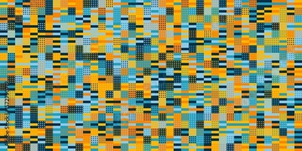 Fototapeta abstract seamless geometric background