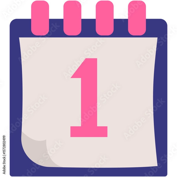 Fototapeta April Fool's Day. April. April Fool's day celebration. April fun is full of jokes. Celebrate April Fool's Day with a trumpet and a clown hat. celebrate the month of April