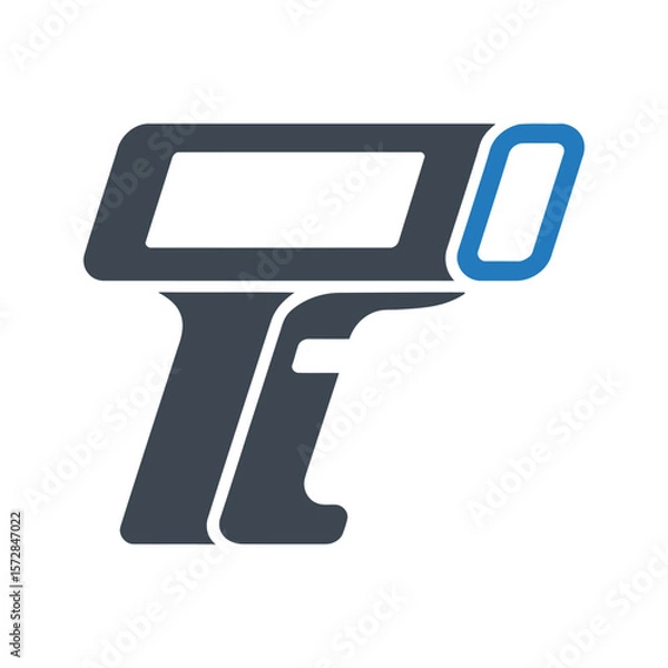 Obraz Speed gun icon