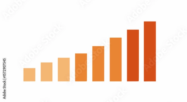 Fototapeta business graph with arrow