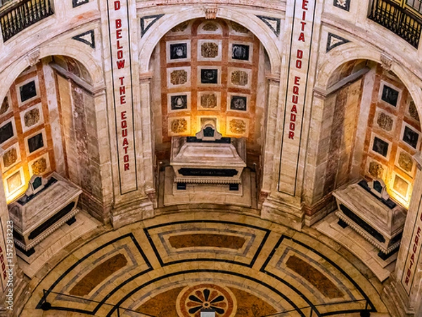 Obraz Three Cenotaphs in the National Pantheon - Lisbon, Portugal