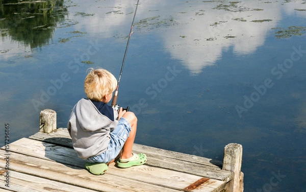 Obraz Boy Fishing
