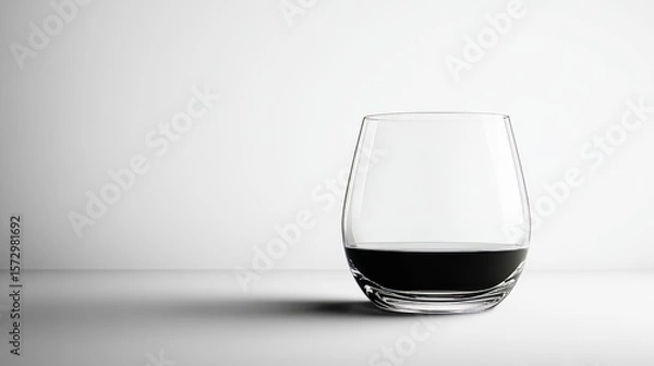 Fototapeta image of a Glencairn glass with whiskey in it