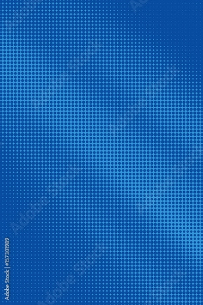 Obraz Abstract blue halftone background.