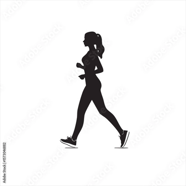 Fototapeta Empower Your Journey: The Power of Running for Fitness and Well-being