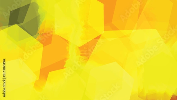 Obraz Geometric triangle background. Hexagon pattern. Vector background.