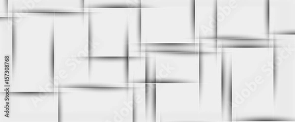 Obraz Biała księga geometryczna tekstura