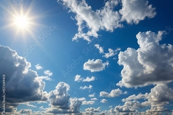 Obraz sky and clouds