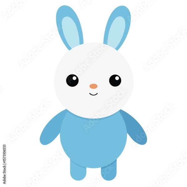 Obraz PABBIT on white background 