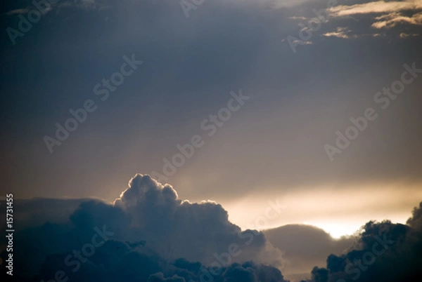 Obraz Thunderstorm clouds.