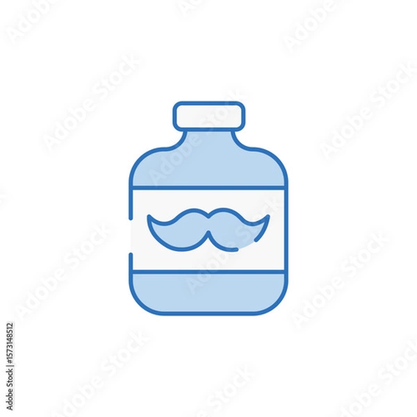 Fototapeta After Shaver icon design with white background stock illustration