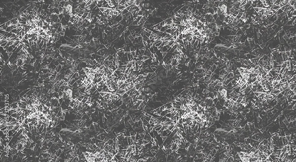 Obraz Monochrome Abstract Scribble Texture Background