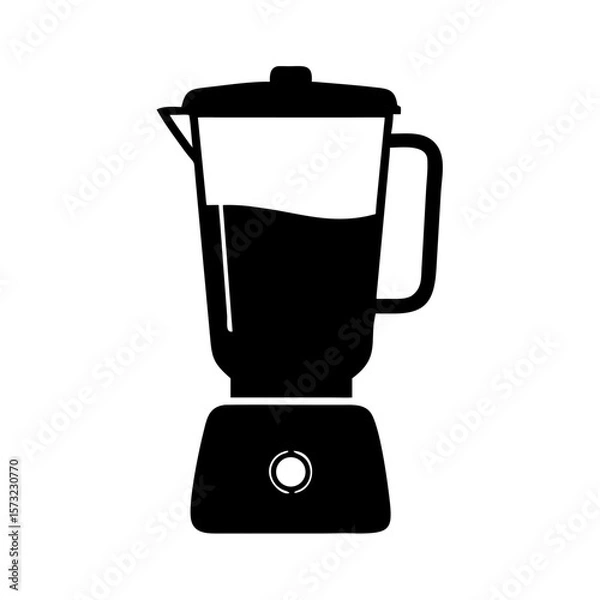 Fototapeta Blender icon. Linear image. Simple flat vector illustration
