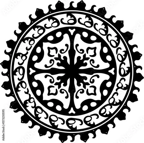 Obraz Abstract Tribal Crest Tattoo Vector" bundle graphics