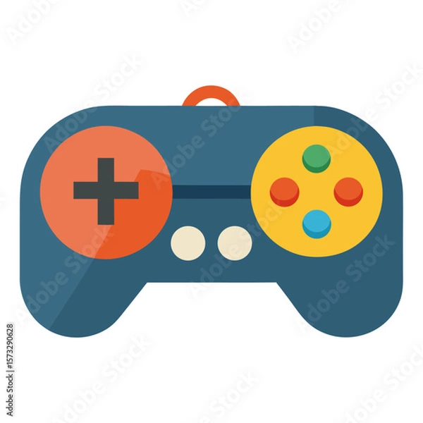 Fototapeta Game Controller: Minimal Vector

