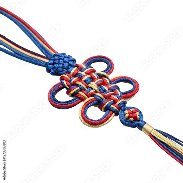 Obraz Intricate Chinese Knot A Symbol of Good Fortune