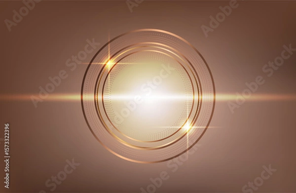 Obraz Premium background design with mocha mousse line pattern (texture) in luxury pastel color. Abstract horizontal vector template for business banner.dark brown background with golden brown circles. 