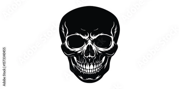 Obraz skull on black