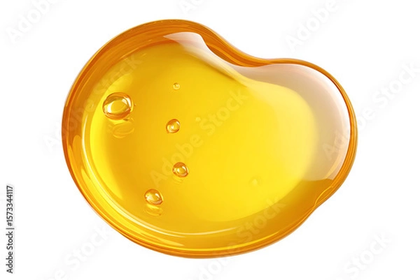 Fototapeta oil blob isolated on white or transparent png . png
