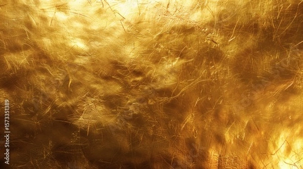 Fototapeta Luxe Gold Texture Background with Metallic Scratches