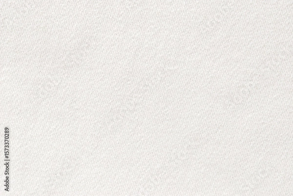 Fototapeta White solid cotton drill fabric pattern close up as background