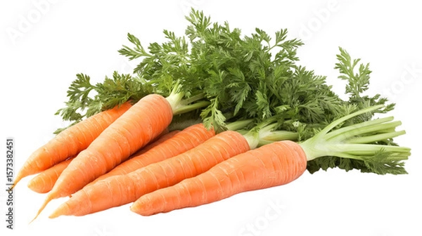 Fototapeta carrots isolated on a white background , transparent
png 