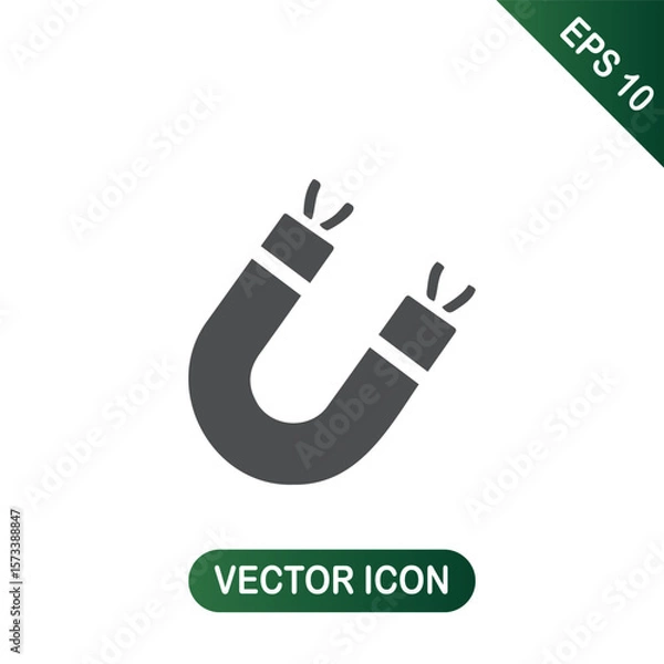 Obraz U-Shaped Magnet Icon