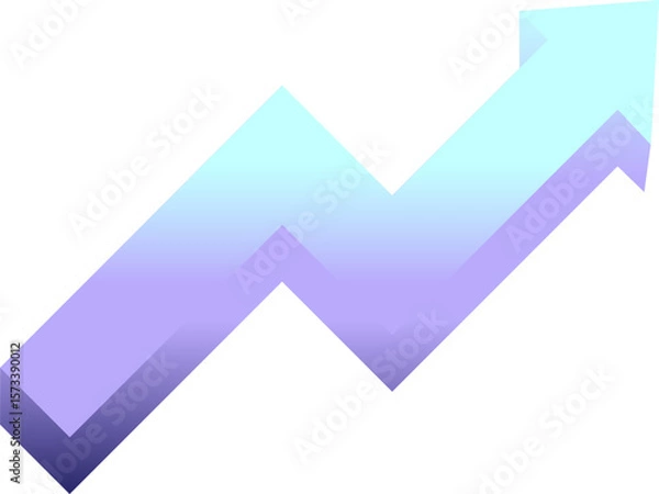 Fototapeta performance arrow graphic vector illustration icon in bright neon color