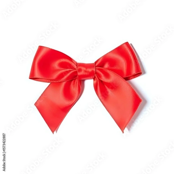 Obraz cute ribbon isolated on white background 