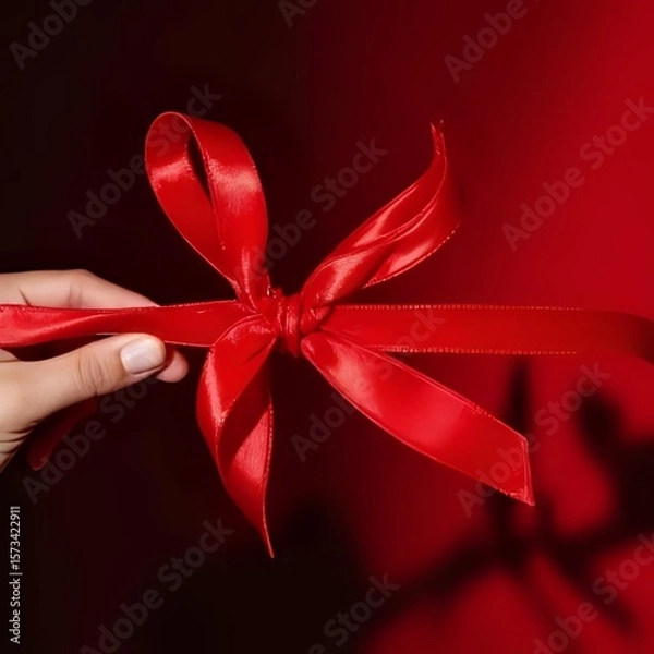 Obraz Solemn cutting of the red ribbon