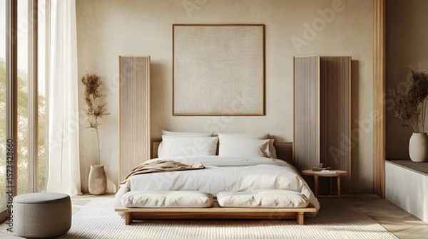 Fototapeta  Bedroom Designs with Minimalist Furniture and Modern Interior Decor