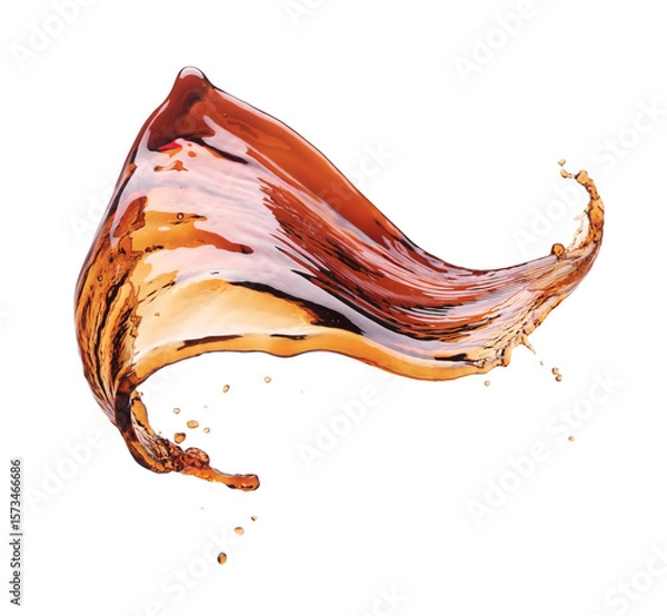 Fototapeta Cola splash isolated 