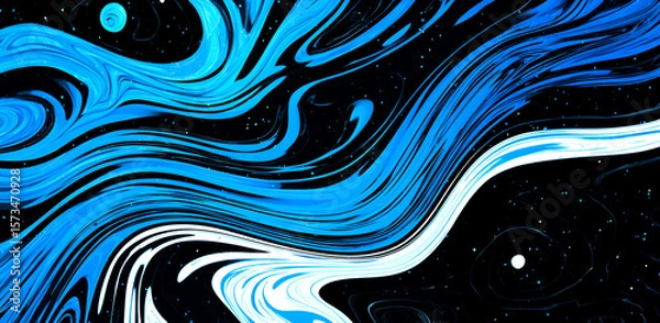 Obraz Swirling Cosmic Abstraction