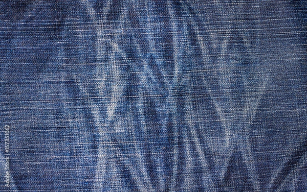 Obraz Texture of blue jeans