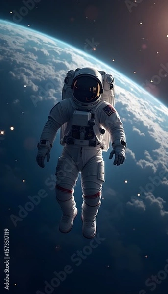 Obraz astronaut in space