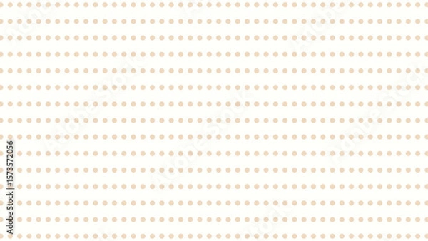 Fototapeta Soft beige polka dot background vector. Seamless, gentle pattern for baby, nursery, and delicate designs.