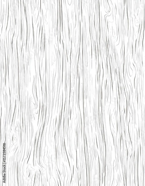 Obraz Vector Wood Grain Outline Pattern for Decorative & Rustic Design Elements