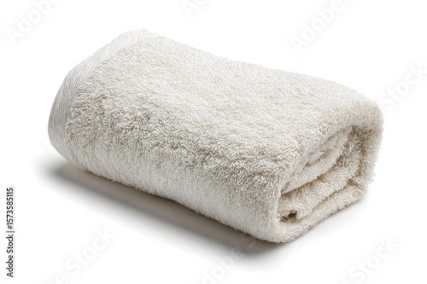 Fototapeta Hand towel isolated on white background