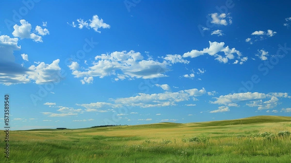 Fototapeta 青空と草原