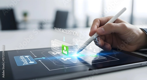 Obraz Talent Acquisition on Tablet Device