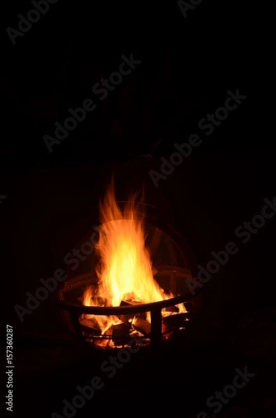 Obraz wood fire