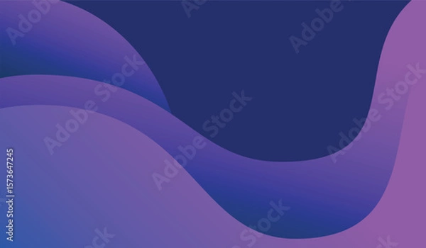Fototapeta Colorful abstract wavy shape gradient design vector  Minimalist posters, cover, wall arts with colorful geometric shapes and liquid color. Modern wallpaper design for presentation and sale background.