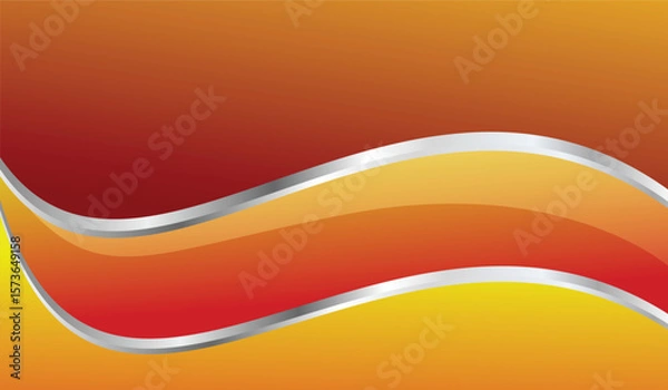 Fototapeta Colorful abstract wavy shape gradient design vector  Minimalist posters, cover, wall arts with colorful geometric shapes and liquid color. Modern wallpaper design for presentation and sale background.