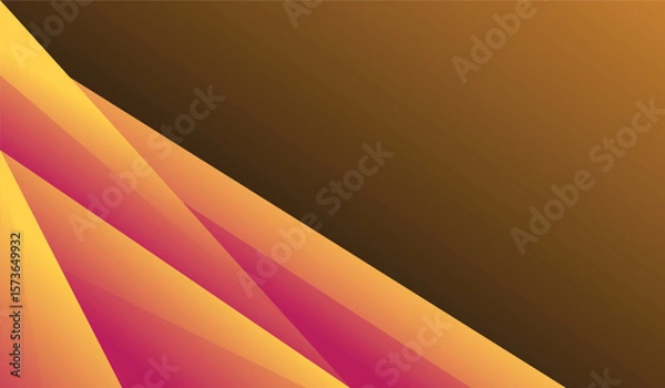 Fototapeta Colorful abstract wavy shape gradient design vector  Minimalist posters, cover, wall arts with colorful geometric shapes and liquid color. Modern wallpaper design for presentation and sale background.